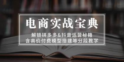 电商实战宝典：解锁拼多多&抖音运营秘籍，含高价付费模型搭建等分段教学-颜夕资源网-第14张图片