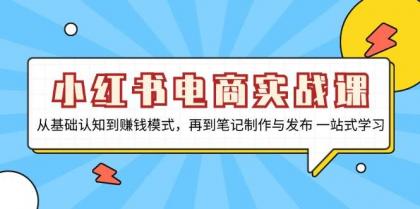 小红书电商实战课，从基础认知到赚钱模式，再到笔记制作与发布 一站式学习-颜夕资源网-第13张图片